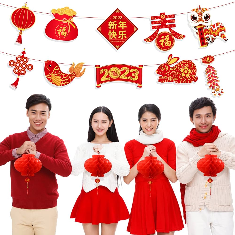 壁掛け装飾 中国 Amazon.co.jp: 中国の新年デコレーション、60ピース壁掛け装飾